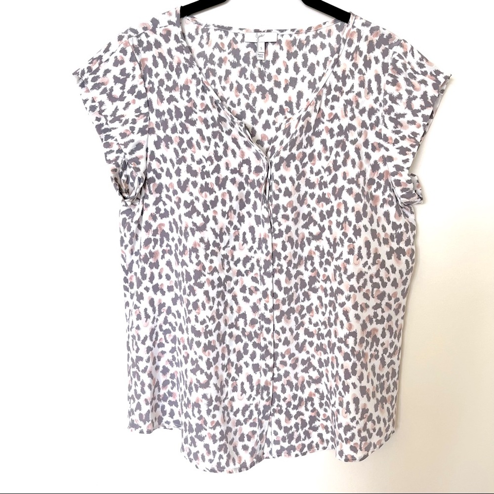 Joie Animal Print Top Small